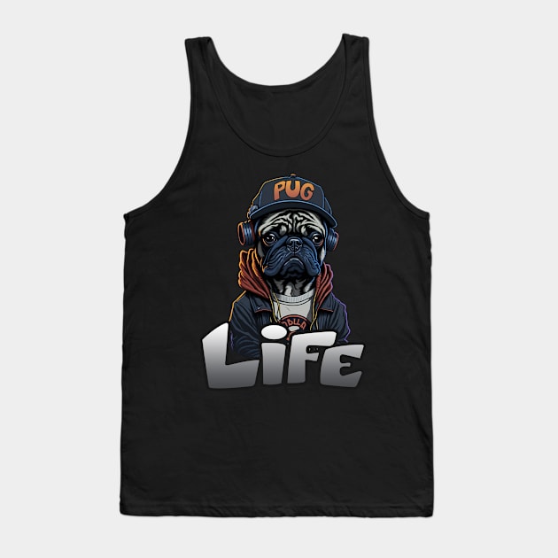 Pug Life Tank Top by dnacreativedesign